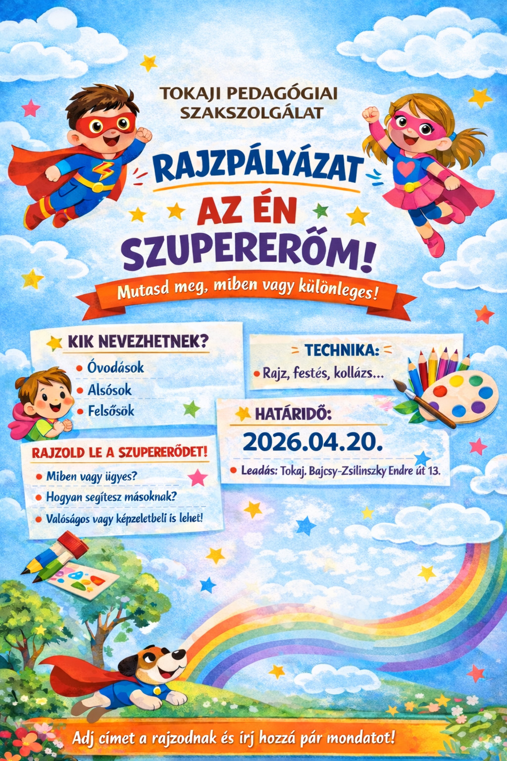 Rajzpályázat - Az én szupererőm!